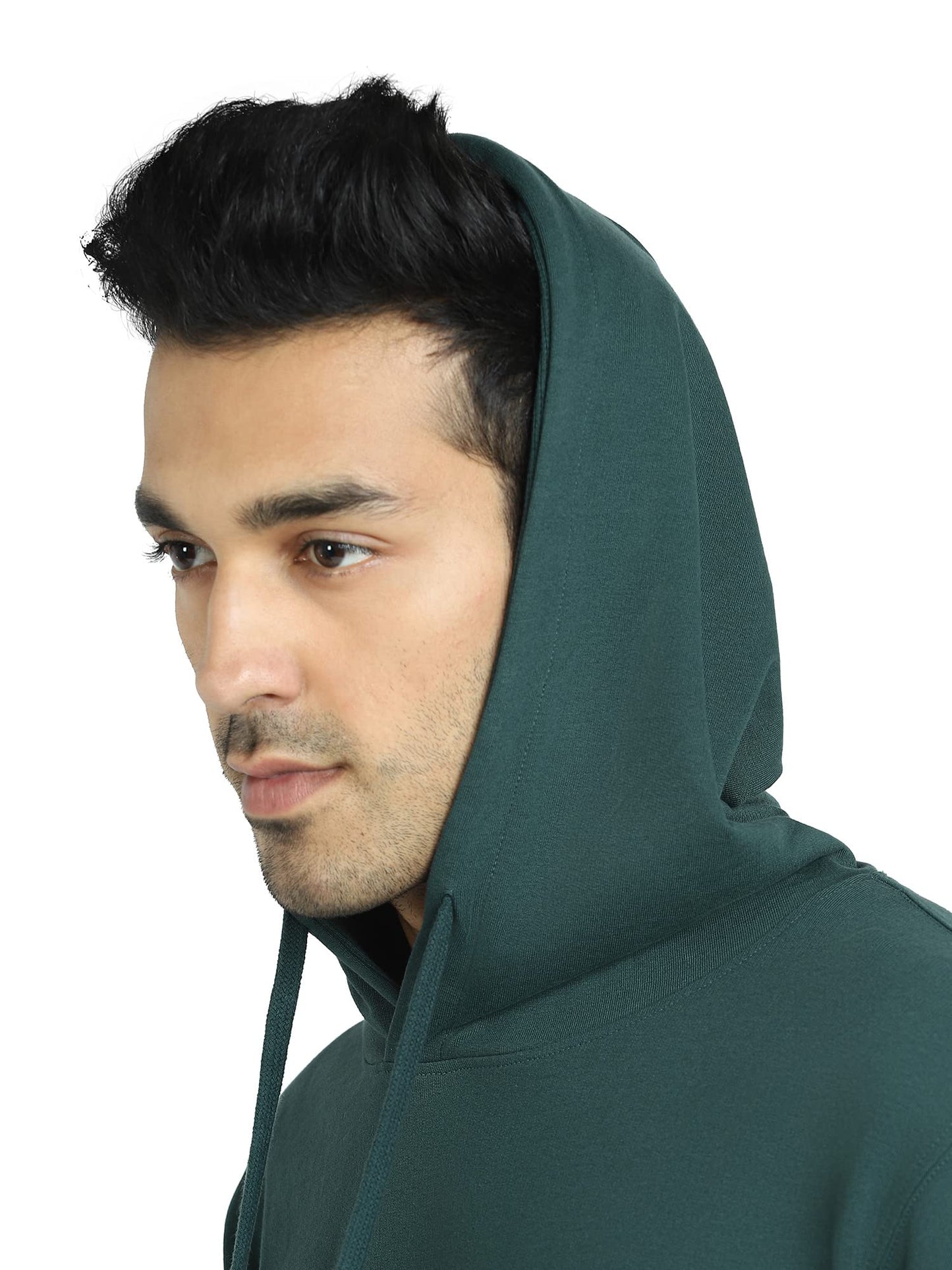 XYXX Men's Relaxed Cotton Neck Hooded Sweatshirt