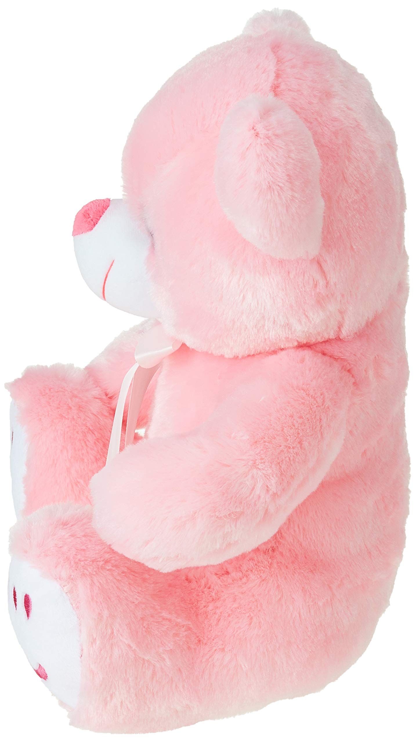 Amazon Brand - Jam & Honey Teddy Bear, Cute, Soft Toy (33 Cm, Pink), Great Birthday Gift