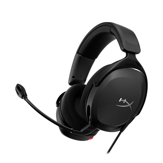 HyperX Cloud Stinger 2 Core Essential PC Gaming Wired Headset, Lightweight Over-Ear Headset with mic, Swivel-to-Mute Function, 40mm Drivers (683L9AA, Black)