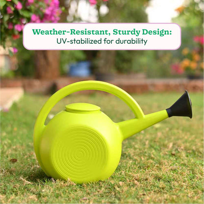 Ugaoo 5 Litre Large Plant Watering Can for Garden-Green