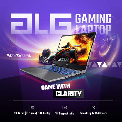 Acer ALG Gaming Laptop 12th Gen Intel Core i5 Processor (16GB RAM/1TB SSD/6GB RTX3050 Graphics/144Hz/Win11Home/Wifi 6) AL15G-52, 39.62cm (15.6") FHD Display, Premium Metal Body, Steel Gray, 1.99KG