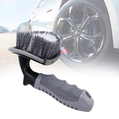 Pivalo PVCTCB1 T-Type Car Tire Cleaning Brush Scrubber with Antislip Handle Multi-Functional SUV Tyre Wheel Rim Hub Washing Cleaner