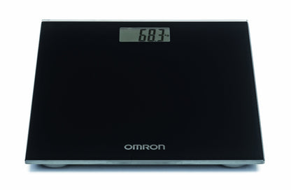 Omron HN 289 (Black) Automatic Personal Digital Weight Machine With Large LCD Display and 4 Sensor Technology For Accurate Weight Measurement