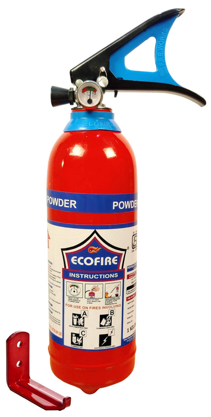 Eco Fire ABC Powder Type 1 Kg Fire Extinguisher (Red)