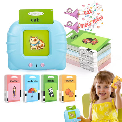 Toy imagine Talking Flash Cards Learning Toys for 2 to 6 Years Old Boys Girls, Educational Toddlers Toys Reading Machine with 224 Words, Preschool Montessori Toys and Birthday Gift for Kids