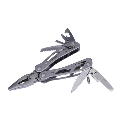 STANLEY 1-84-519 12-in-1 Foldable Multi Tool with Anti-Rust Properties for Minor Repair Work Ideal for Home, Car, Bikes, Camping & Outdoor Activity, GREY