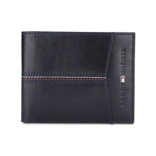 Tommy Hilfiger Leather Navy Men's Wallet (Blue)