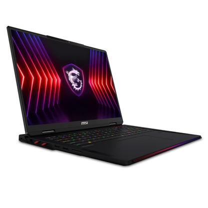 MSI Raider 18 HX, Intel 14th Gen. i9-14900HX, 46CM UHD+ MiniLED 120Hz Gaming Laptop(32GB/2TB NVMe SSD/Windows 11 Home/NVIDIA GeForce RTX 4080,GDDR6 12GB /Core Black/3.6Kg), A14VHG-254IN