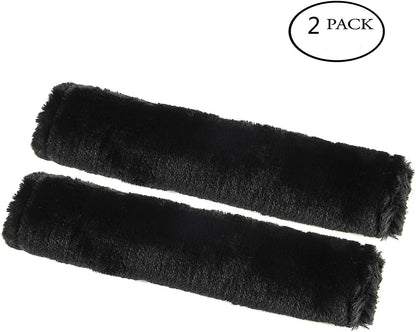 2 pieces of Simxen Soft Faux Sheepskin Seat Belt Shoulder Pad