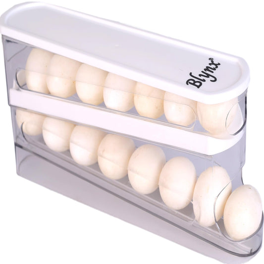 Blynx® Egg Storage Box for Fridge - Premium Egg Box and Egg Storage Solution - Durable Egg Holder and Egg Container for Refrigerator