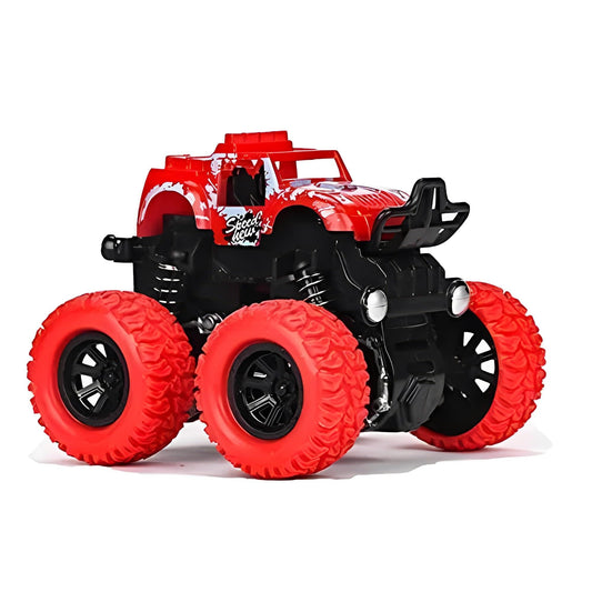 GRAPHENE Friction Powered Monster Truck Toy, Push & Go 4WD Off-Road Car for Kids, Amazing Stunts, All-Terrain Grip, Vibrant Colors, for Boys & Girls, Birthday, Christmas, Fun Play