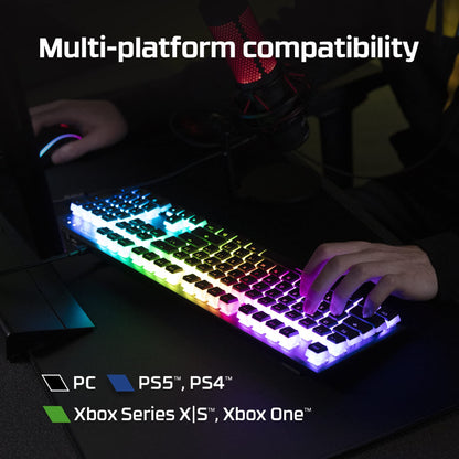 HyperX Alloy Origins 60 - USB-C Mechanical Gaming Keyboard - Ultra Compact 60% Form Factor - Red Switch - Double Shot PBT Keycaps - RGB LED Backlit - NGENUITY Software Compatible (4P5N4)