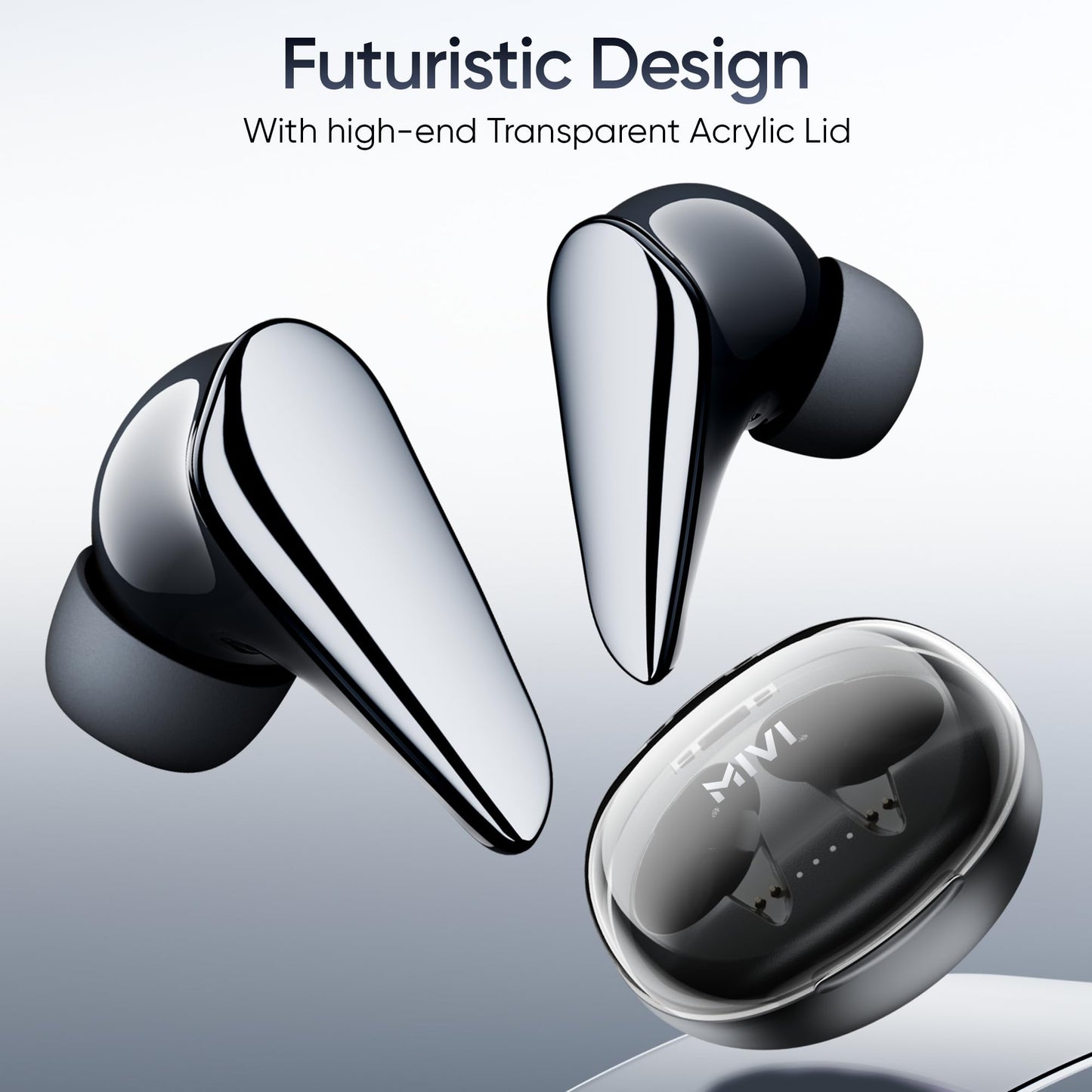 Mivi DuoPods i7 Earbuds - Step into The 3rd Dimension of Sound with 3D Soundstage, High Fidelity Drivers, Advanced Audio Codec for Lossless Audio, etc.