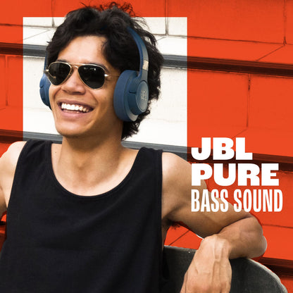 JBL Tune 720BT Wireless Over Ear Headphones with Mic, Pure Bass Sound, Upto 76 Hrs Playtime, Speedcharge, Dual Pairing, Customizable Bass with Headphones App, Lightweight, Bluetooth 5.3 (Black)