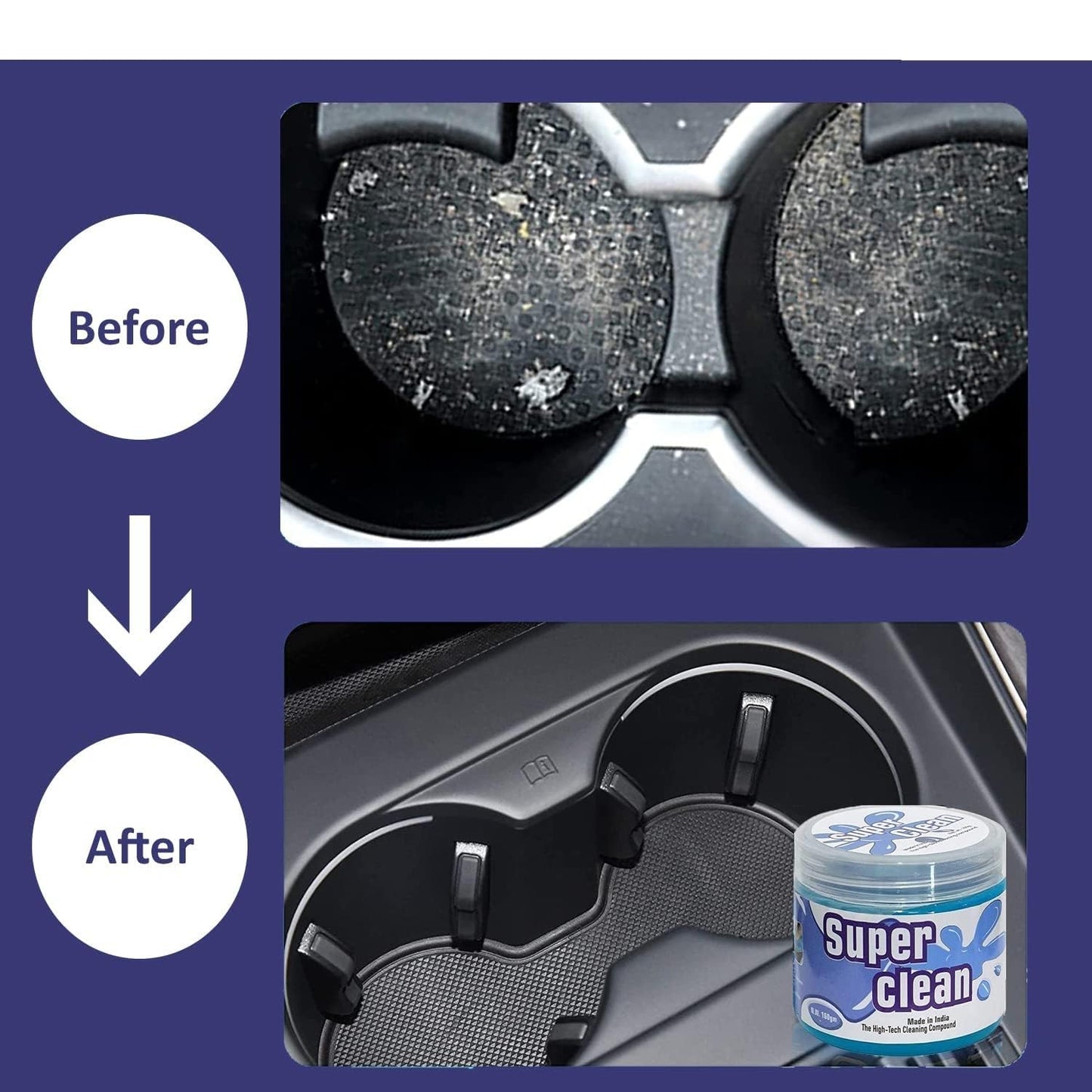 SHUTTLE ART Car Cleaning Gel, Car Accessories for Women and Man, Car Cleaning Supplies, Universal Car Detailing Kit,Auto Car Cleaning Kit Car Interior Cleaner for PC Tablet Laptop