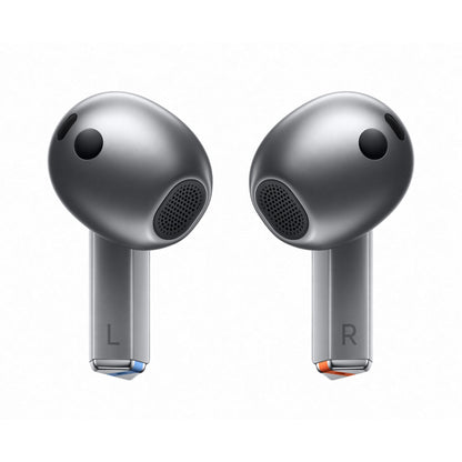 Samsung Galaxy Buds 3 (Silver) with Galaxy AI Powered Real-time Interpreter | 24-bit Hi-Fi Audio | Up to 36H Battery | IP57