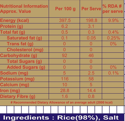 Taja Puffed Rice 500 GMS (MURI/MURMURA)