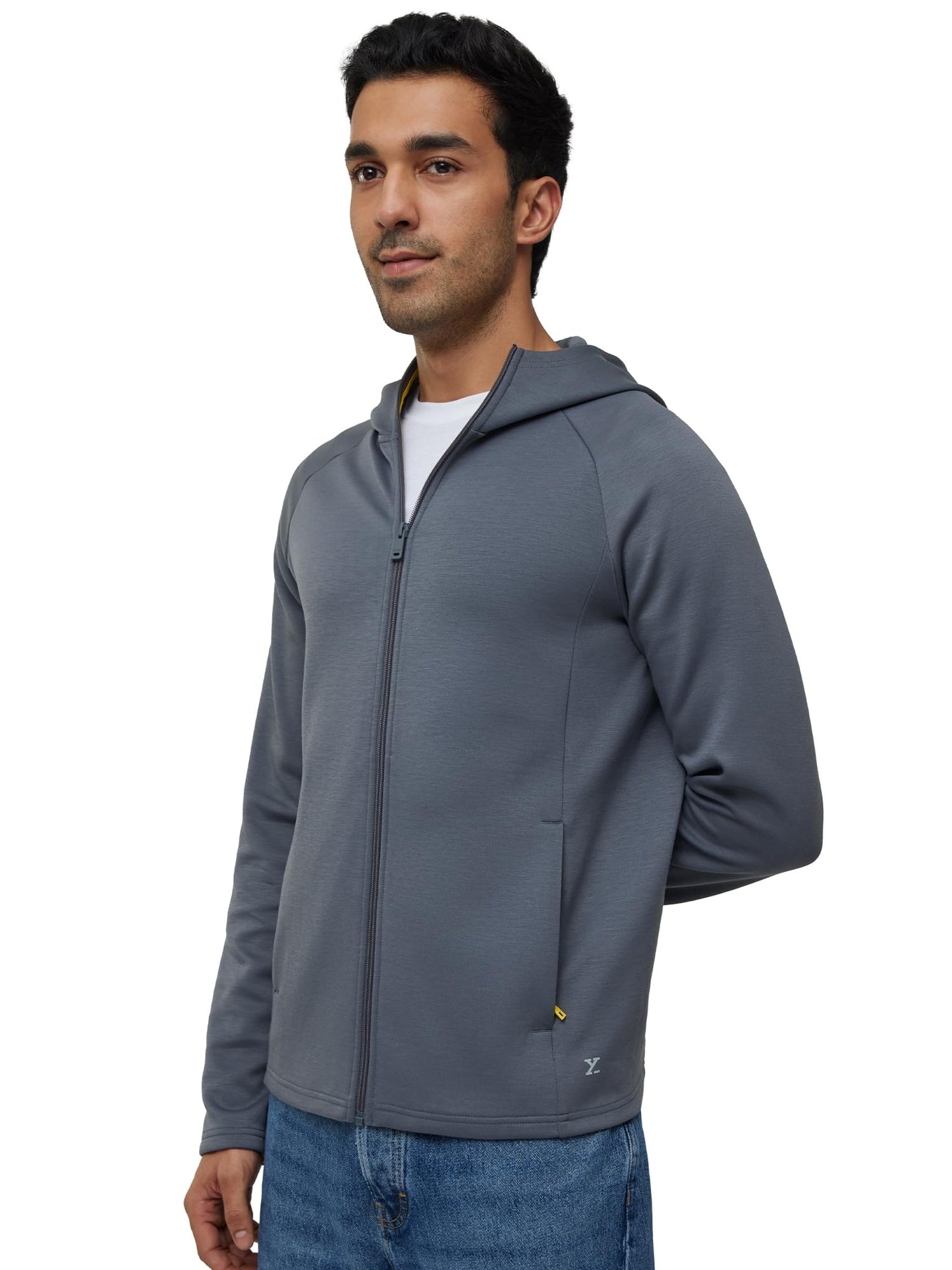 XYXX Men Cotton Rich Hoodies, Regular Fit, Solid