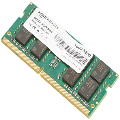 Amazon Basics DDR4 3200MHz 16GB Laptop RAM Memory | SO-DIMM | High-Speed Performance | Energy Efficient | Easy Installation