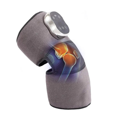 HOUZAIDE Knee Massager for Joint Pain Relief, Advanced 7-Level Heating, 3 Level Air Compression & 3 Modes Vibration, Knee Pain Relief Enhanced Recovery for Knees & Joints- Diwali gift option