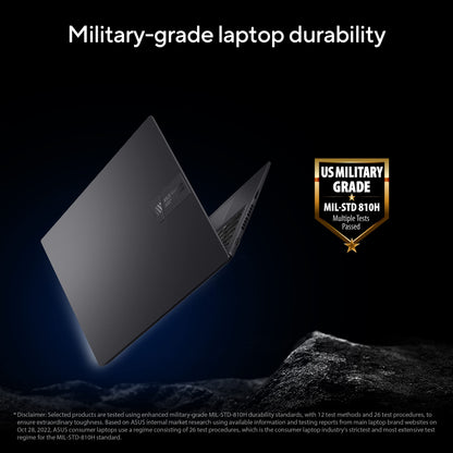 ASUS Vivobook 16X, Intel Core i5-12450H 12th Gen, 16-inch (40.64 cm) FHD+, Creator/Gaming Laptop, (16 GB RAM/512GB SSD/6GB RTX 4050/Win11//Backlit/FP/70WHr /Black/3.97 kg), K3605ZU-MBN541WS