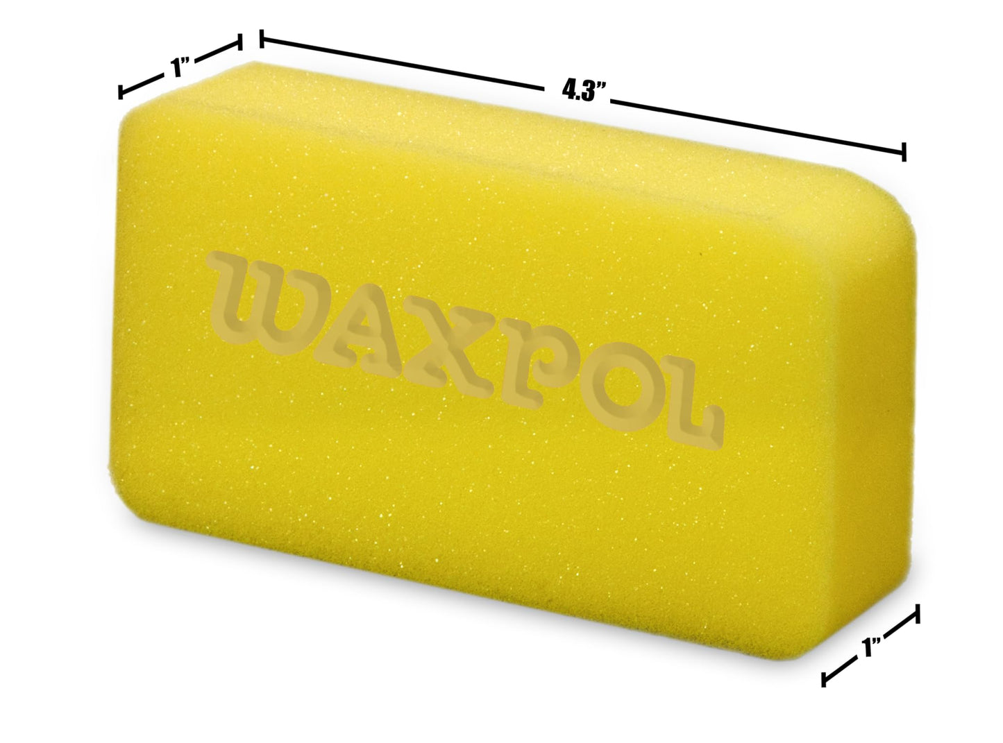 Waxpol Soft Foam Applicator Sponge for Polish & Wax (Pack of Six)