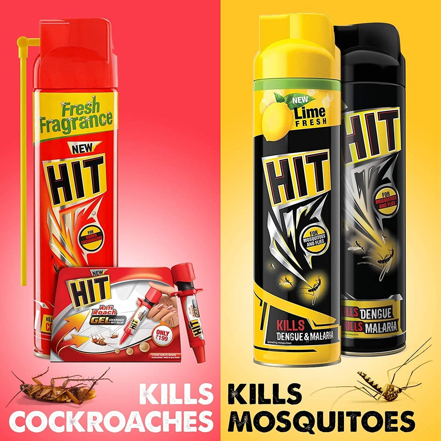 Hit Flying Insect Killer - Mosquito & Fly Killer Spray (700Ml) | Instant Kill | Protection From Dengue & Malaria, Pack Of 1