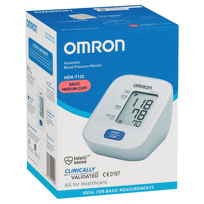 Omron HEM 7120 Fully Automatic Digital Blood Pressure Monitor With Intellisense Technology For Most Accurate Measurement - Arm Circumference (22-32Cm)