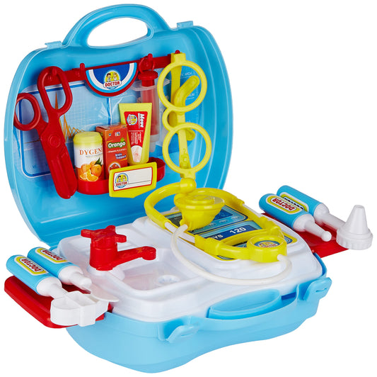 Amazon Brand - Jam & Honey Suitcase - Doctor Set | Pretend Playset with Suitcase