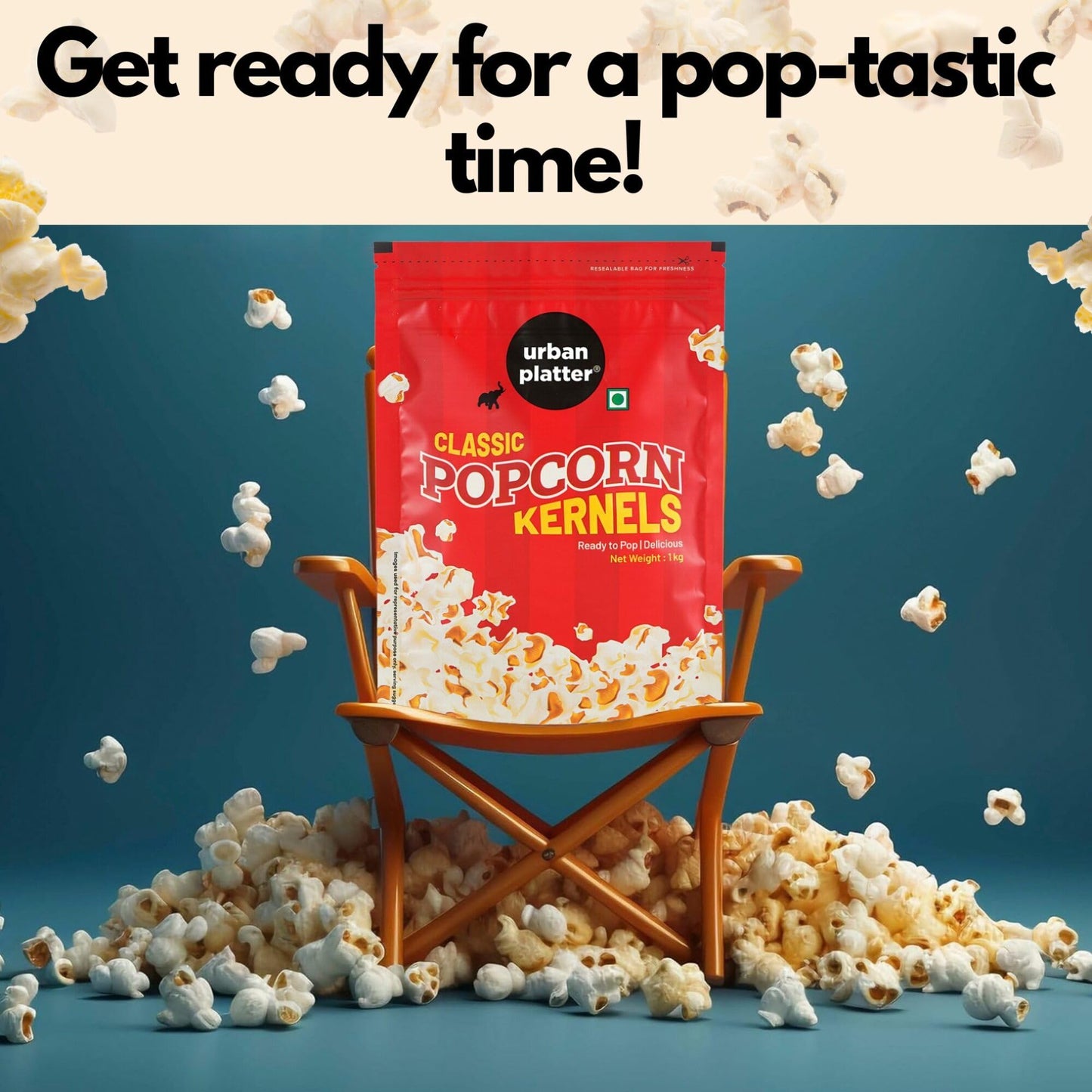 Urban Platter Pop Corn Kernels, 1kg