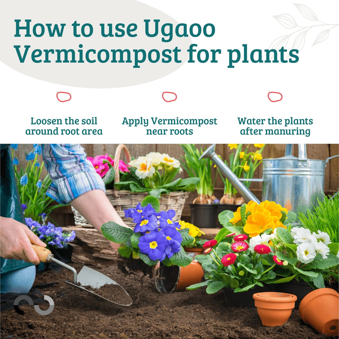 Ugaoo Vermicompost for Plants 20 Kg - Organic Fertilizer & Manure