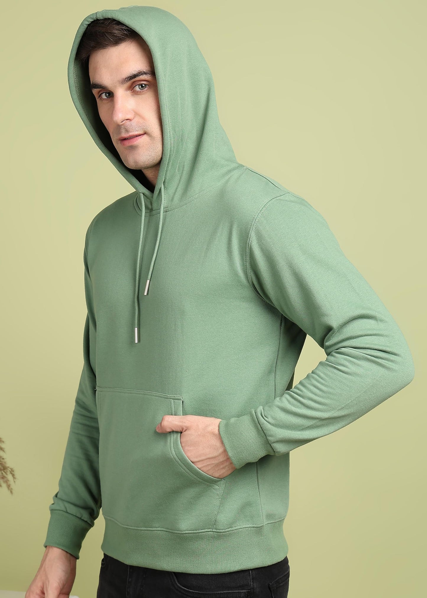 Alan Jones Clothing Men's Fleece Regular Fit Hooded Hoodies