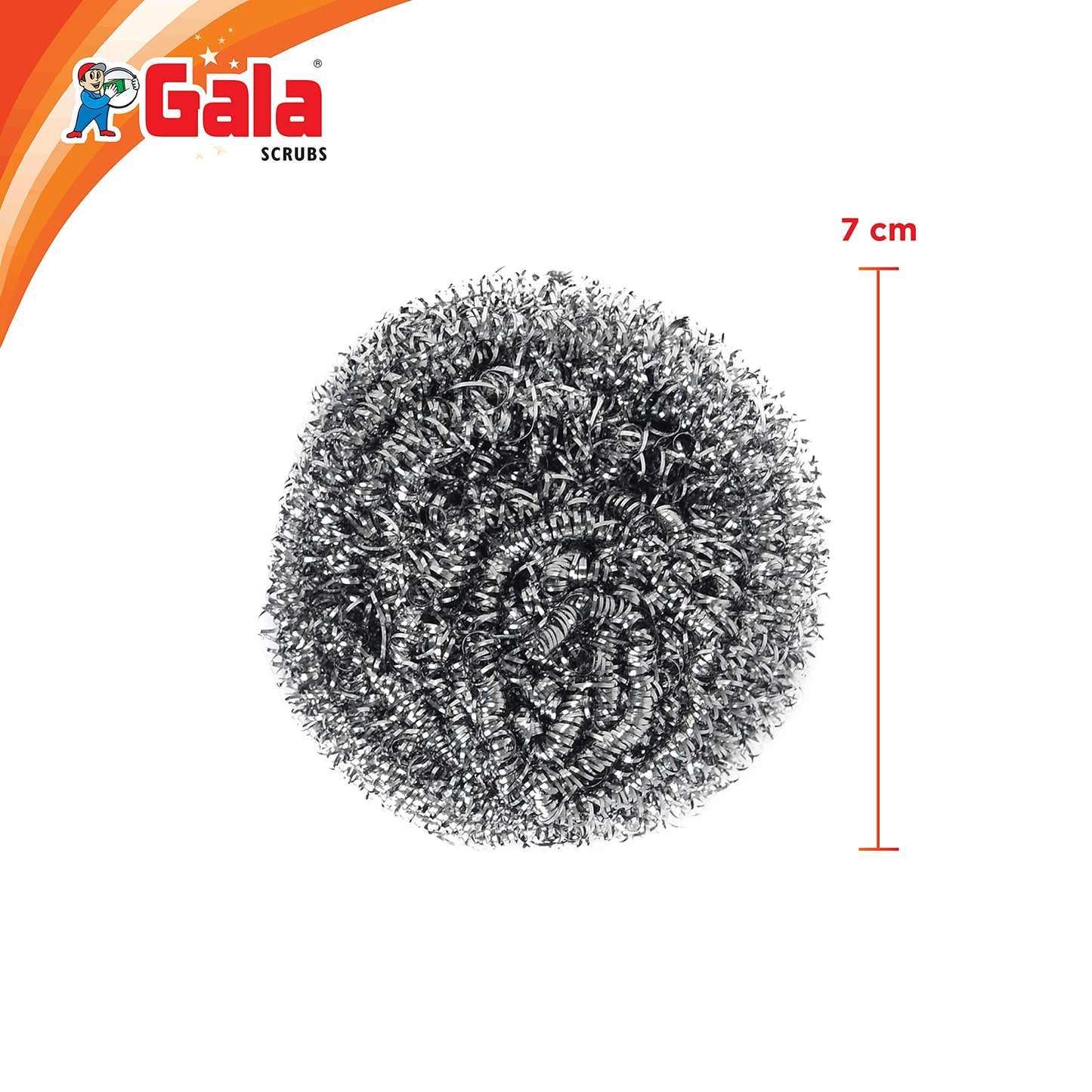 Gala Steel Scrubber Combo Set (Pack of 6)