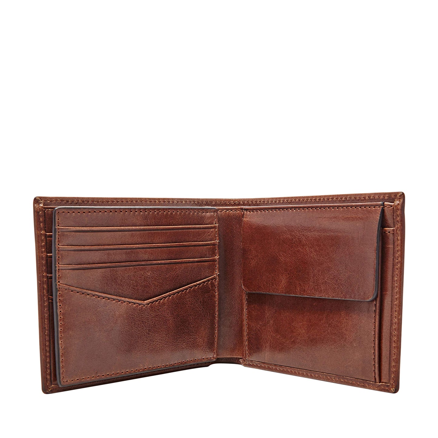 Fossil Dark Brown Leather Men's Wallet