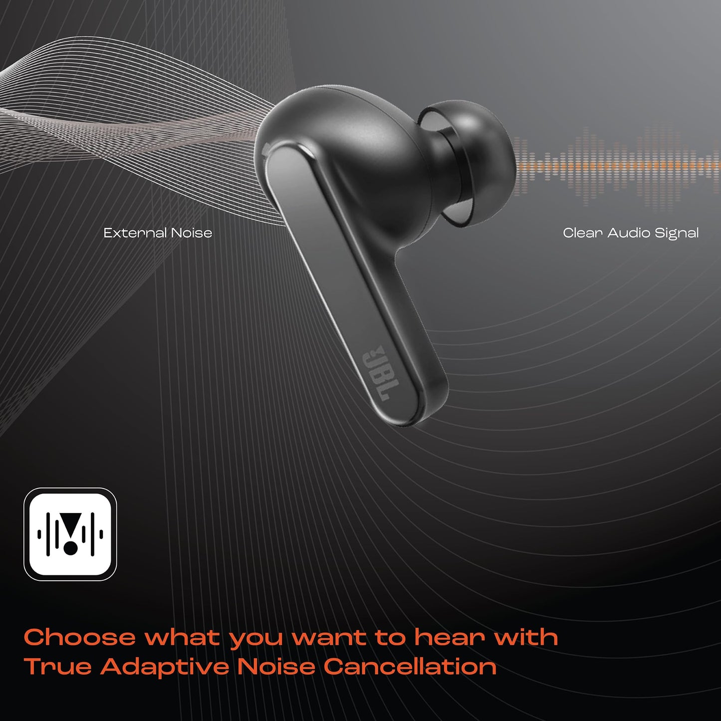 JBL Live Pro 2 Premium in Ear Wireless TWS Earbuds, ANC Earbuds, 40Hr Playtime, Dual Connect, Customized Bass with Headphones App, 6 Mics for Clear Calls, Wireless Charging, Alexa Built-in (Black)