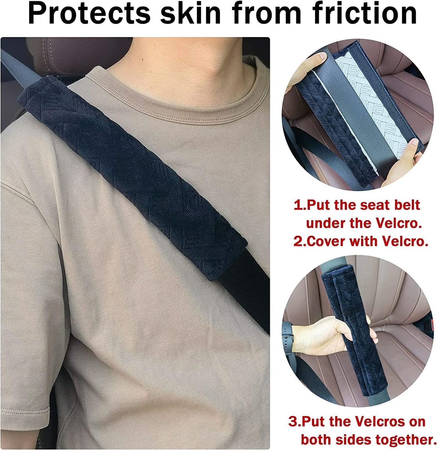 Pros of using car seat belt shoulder pad