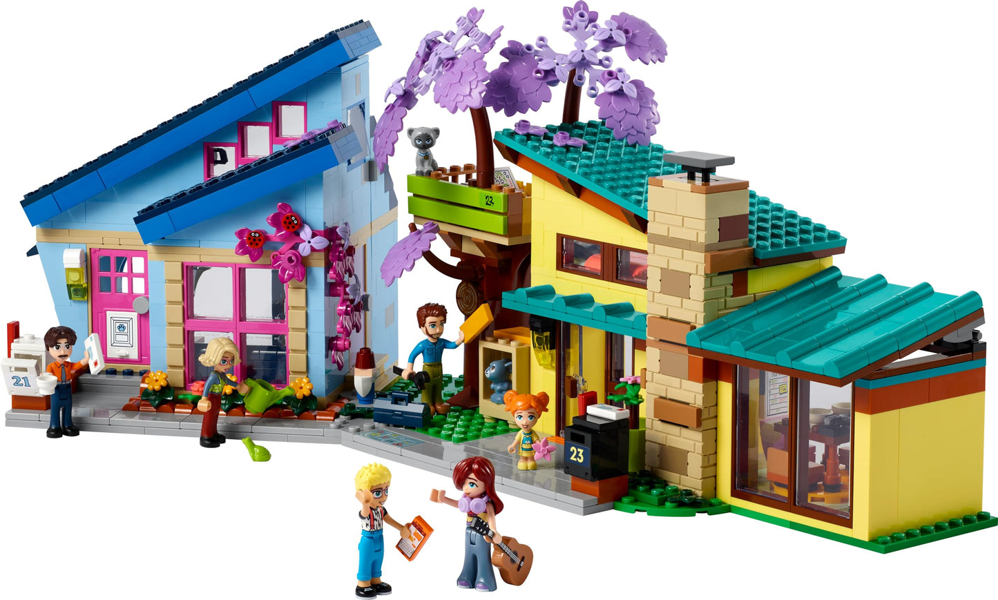 LEGO Friends Olly and Paisley's Family Houses 42620 (1126 Pieces)