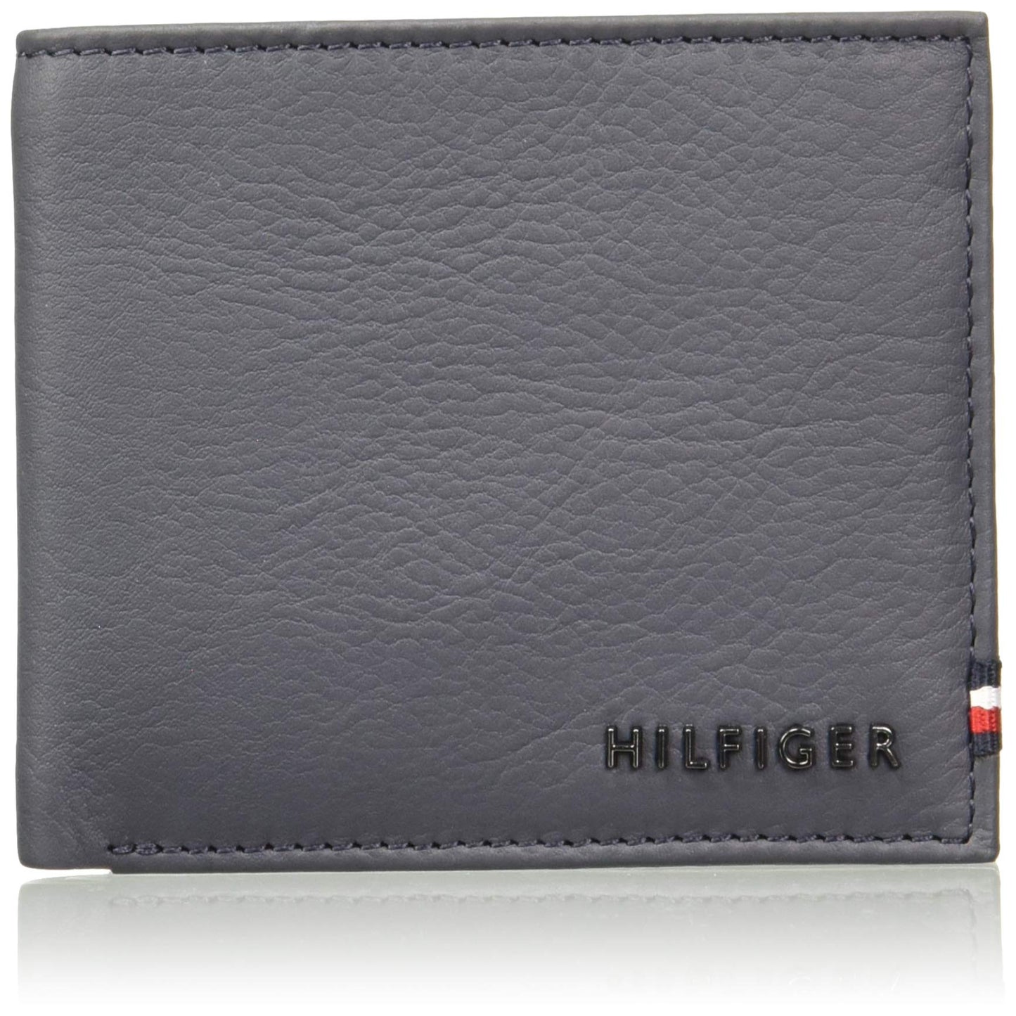 Tommy Hilfiger Navy & Grey Leather Men's Wallet