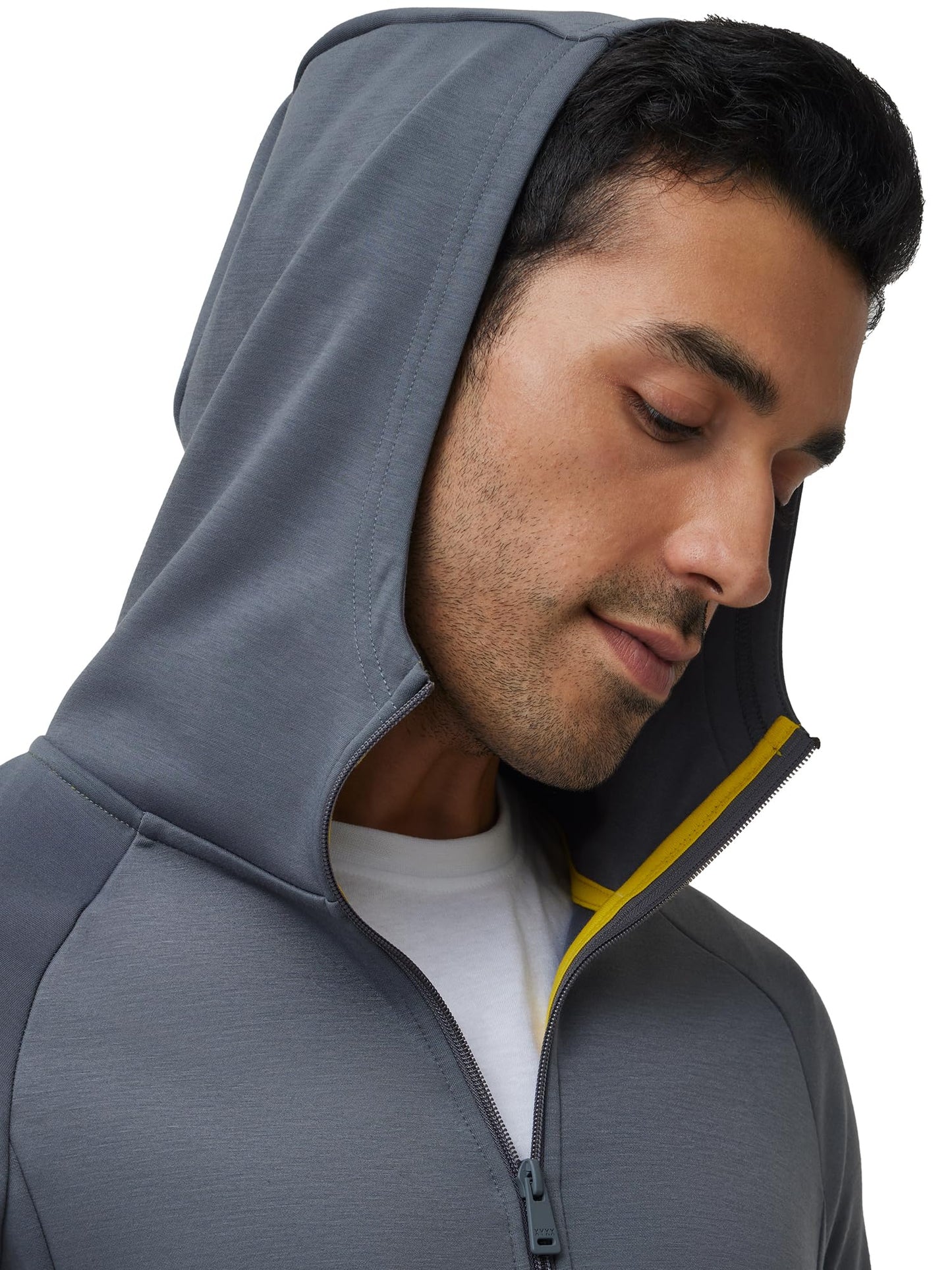 XYXX Men Cotton Rich Hoodies, Regular Fit, Solid