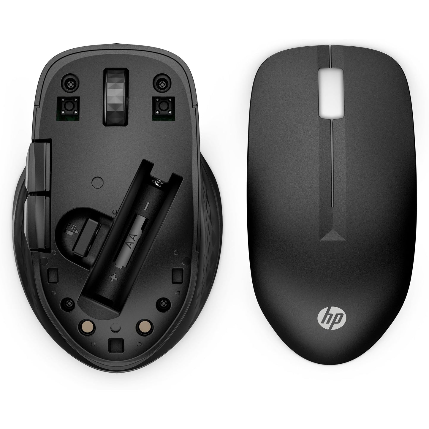 HP 430 Multi-Device Bluetooth Wireless Mouse with 4 Programmable Buttons/ 800 DPI - 4000 DPI/Fast Scrolling/Compatibility to Windows, macOS, Chrome OS/Black, 3 Years Warranty