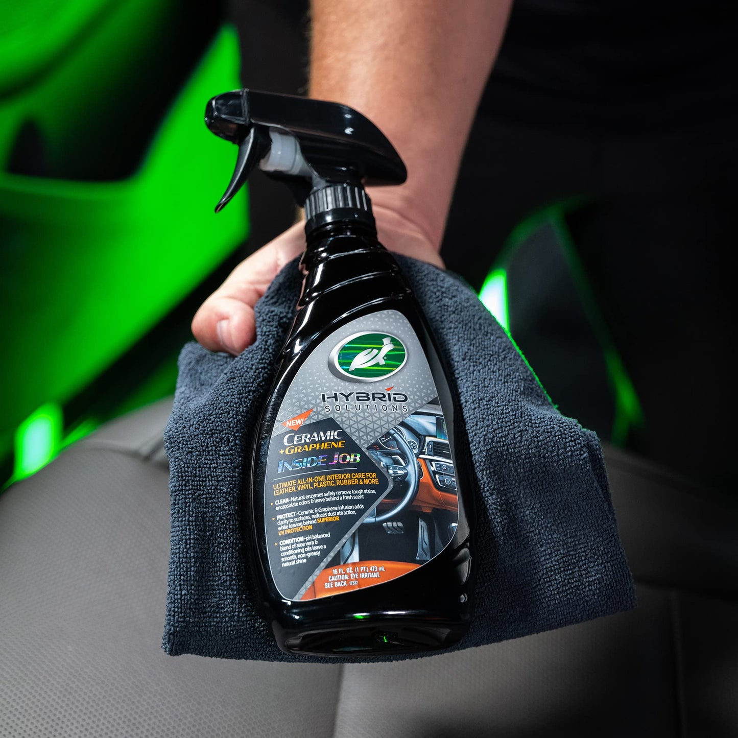 Hybrid Solutions Ceramic + Graphene Inside job - car interior cleaner