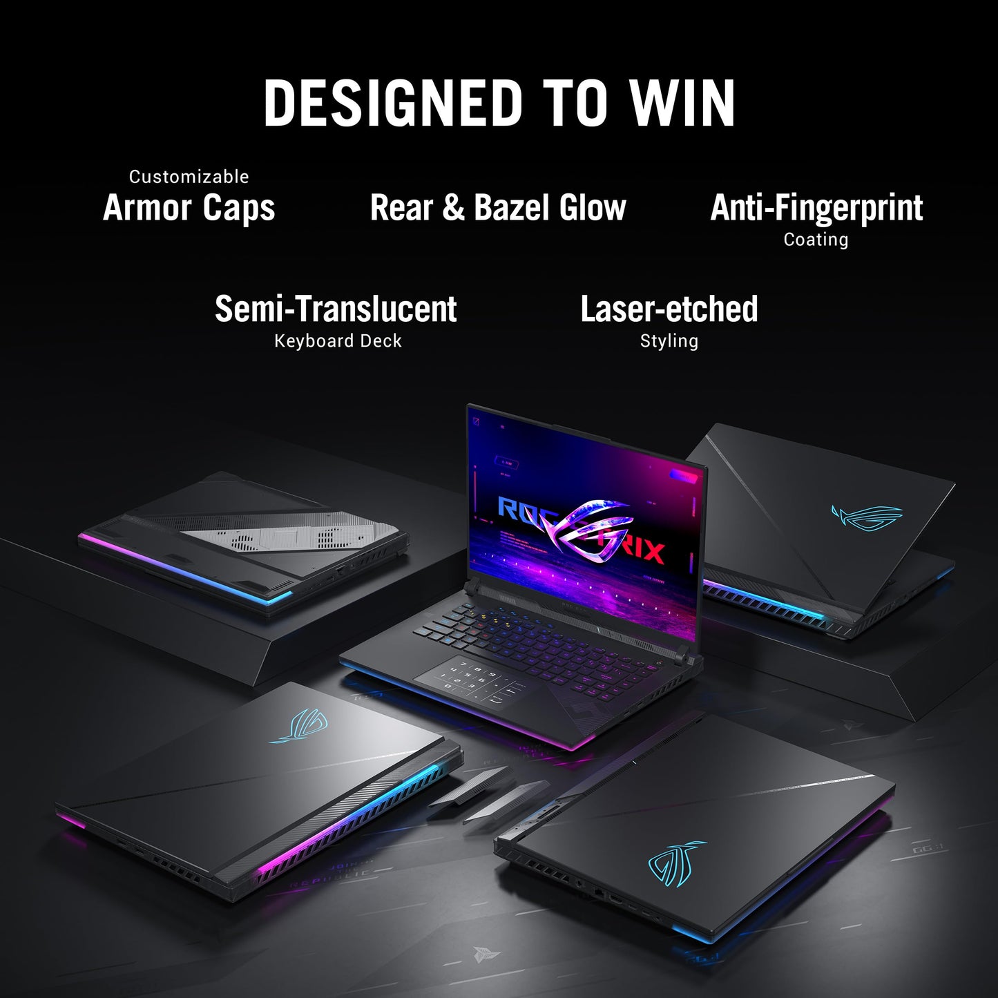 ASUS ROG Strix SCAR 16 (2024), Intel Core™ i9 14900HX 14th Gen, 16"(40.64cm) 2.5K QHD+240Hz, Gaming Laptop (32GB DDR5/2TB SSD/16GB RTX 4090/Win11/Per-Key RGB/90WHr/Black/2.65Kg),G634JYR-RA001WS