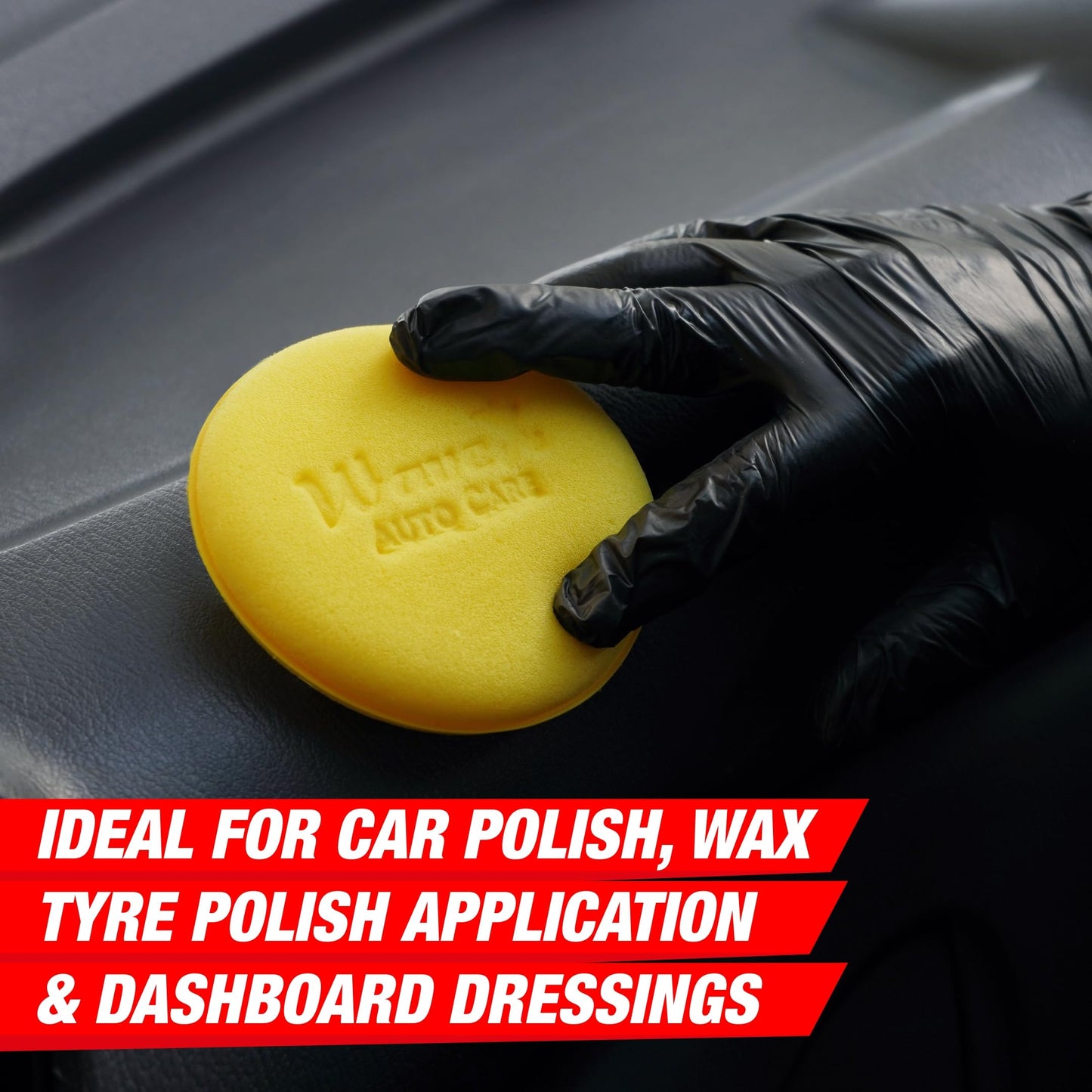 Wavex Car Cleaning Kit – Contains Car Polish, Car Dashboard Polish, Car Shampoo, Car Perfume, 2 Microfiber Towel and 2 Applicators