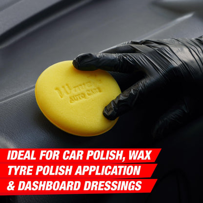 Wavex Car Cleaning Kit – Contains Car Polish, Car Dashboard Polish, Car Shampoo, Car Perfume, 2 Microfiber Towel and 2 Applicators