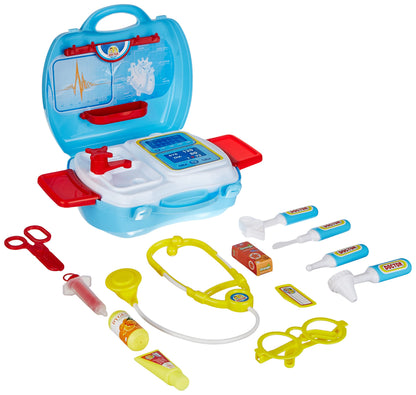 Amazon Brand - Jam & Honey Suitcase - Doctor Set | Pretend Playset with Suitcase