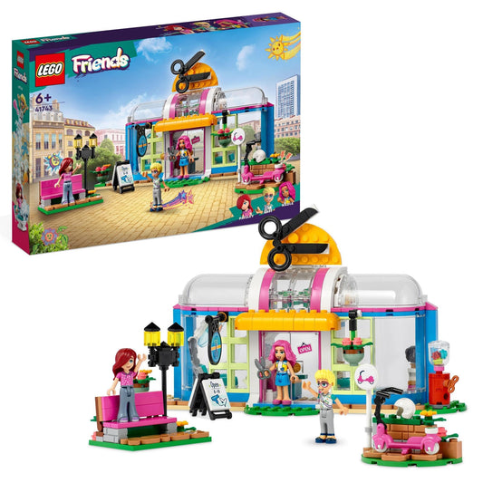 LEGO Friends Hair Salon 41743 Building Toy Set (401 Pieces), Multi Color