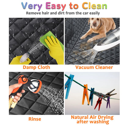 Features of URPOWER Polypropylene Dog car Seat Cover - easy to clean with damp cloth, vacuum cleaner