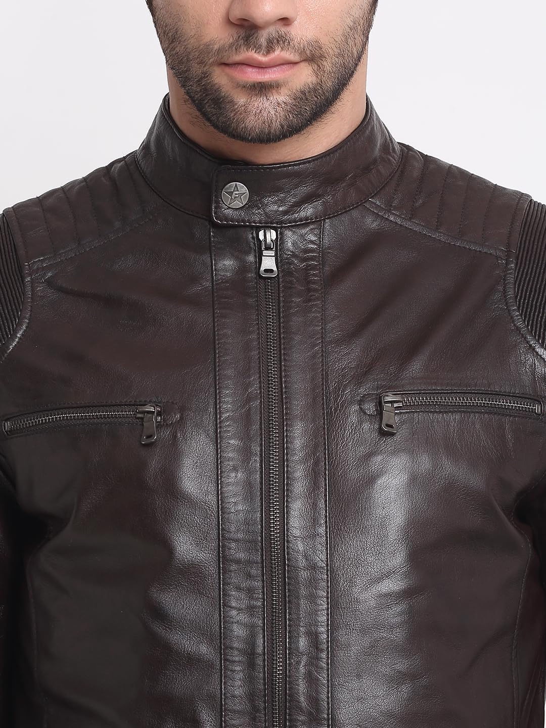 TEAKWOOD LEATHERS Men’s Casual Stylish Leather Jacket