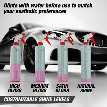 Wavex Plastic Restorer | Silicone Glaze Car Polish Concentrate 1L | Multi Dresser | Dilutes Upto 4:1 for Desired Shine