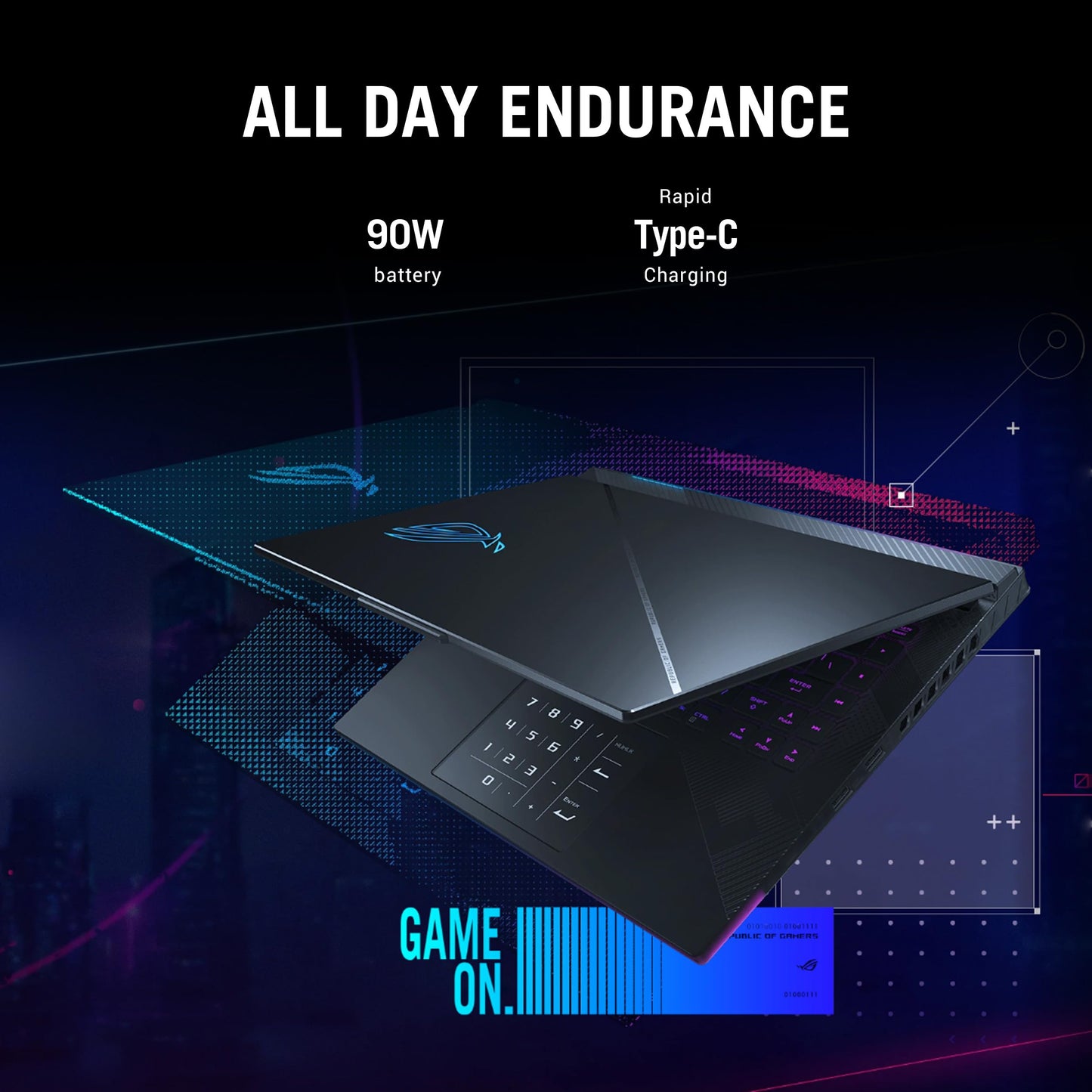 ASUS ROG Strix SCAR 16 (2024), Intel Core™ i9 14900HX 14th Gen, 16"(40.64cm) 2.5K QHD+240Hz, Gaming Laptop (32GB DDR5/2TB SSD/16GB RTX 4090/Win11/Per-Key RGB/90WHr/Black/2.65Kg),G634JYR-RA001WS